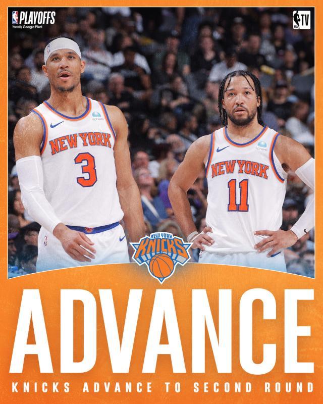 赛程表-6场合计赢1分！尼克斯人均铁汉 客场淘汰76人