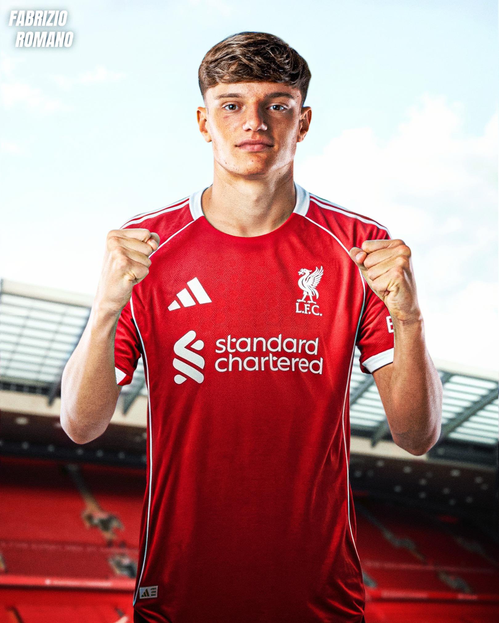 罗马诺：莱奥尼完成体检，他将与利物浦签约至2031年